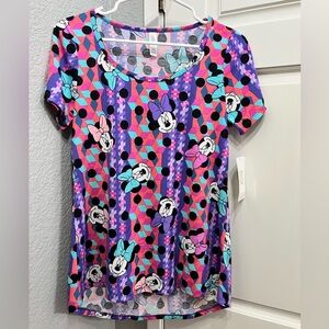 LuLaRoe Disney Minnie Mouse top NWT